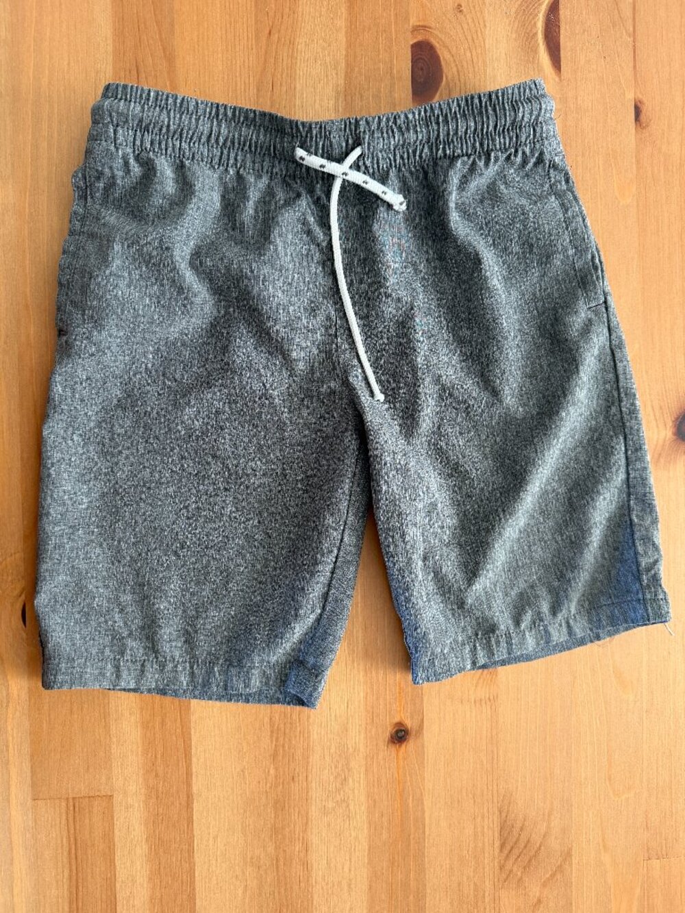 FIRST WAVE Boys Swim Trunks Gray Sz 6-7